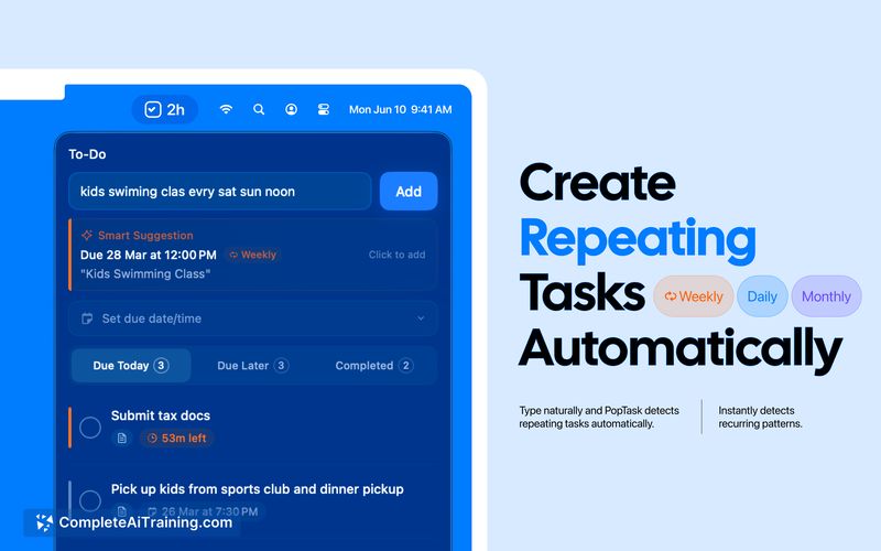 PopTask, screenshot 4