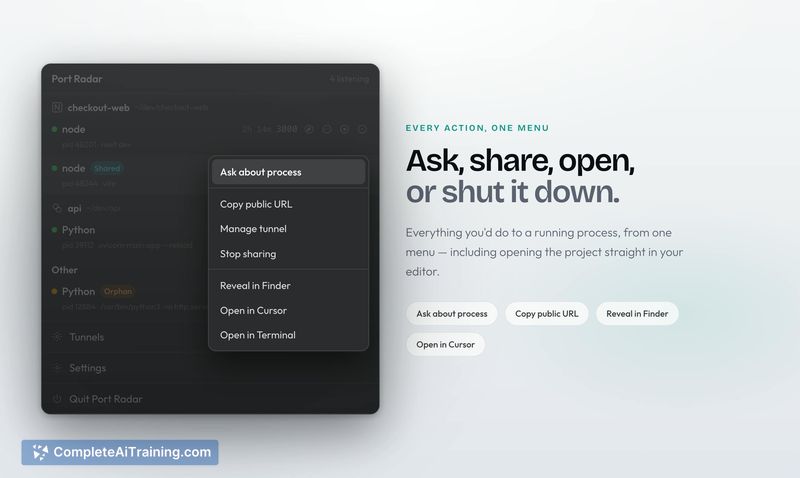 Port Radar for macOS