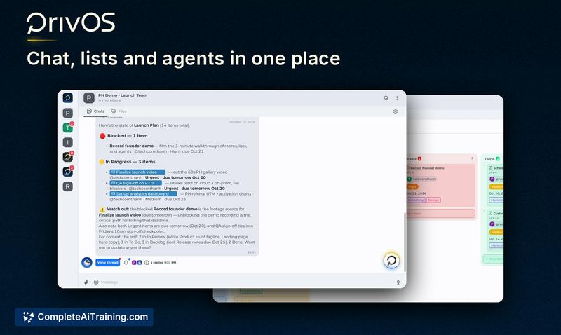PrivOS, screenshot 1