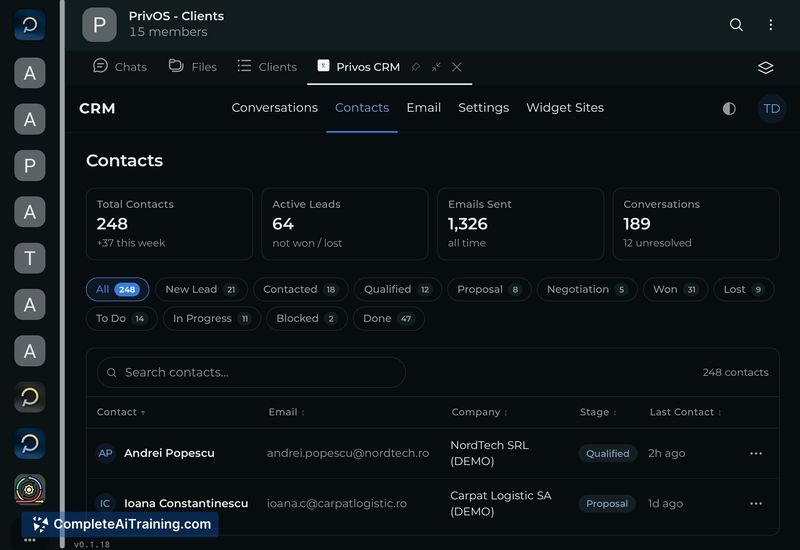 PrivOS, screenshot 4