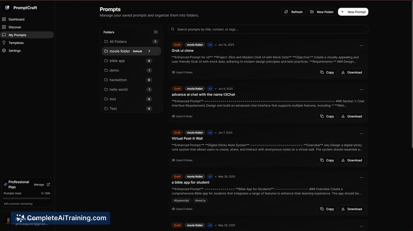 PromptCraft, screenshot 4