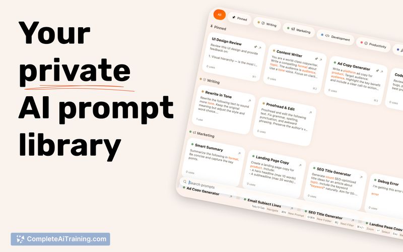 PromptPaste, screenshot 6