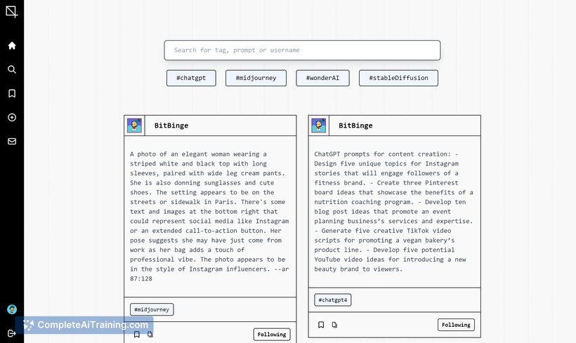 Protip, screenshot 2