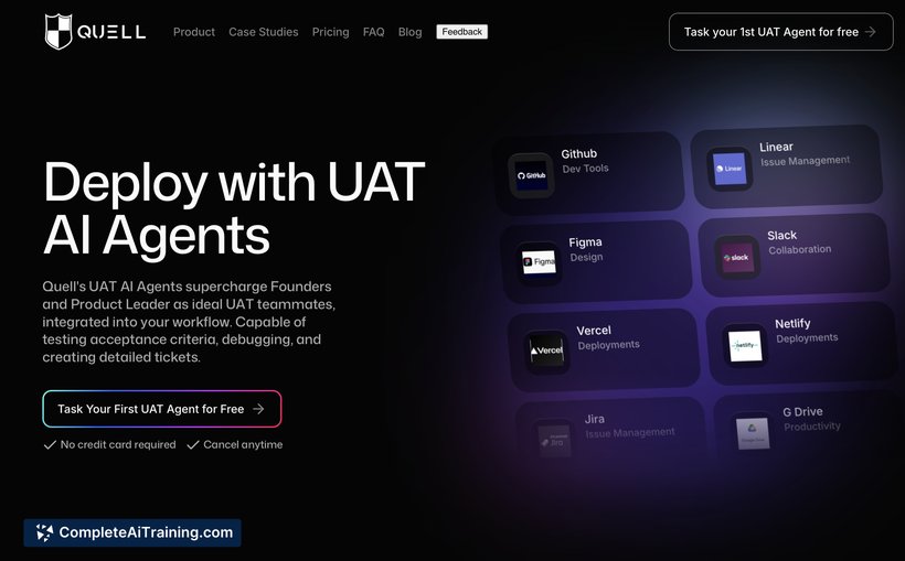 Quell's UAT AI Agent Platform