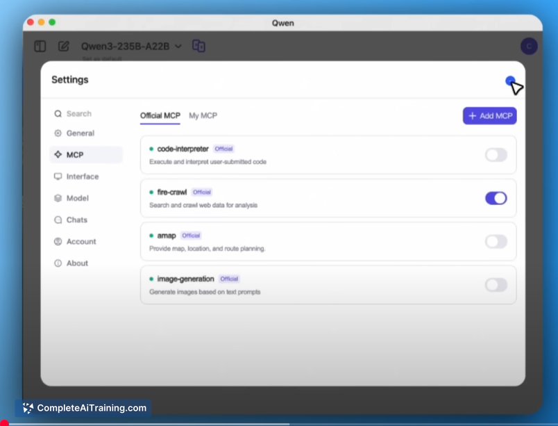 Qwen Chat for Desktop, screenshot 4