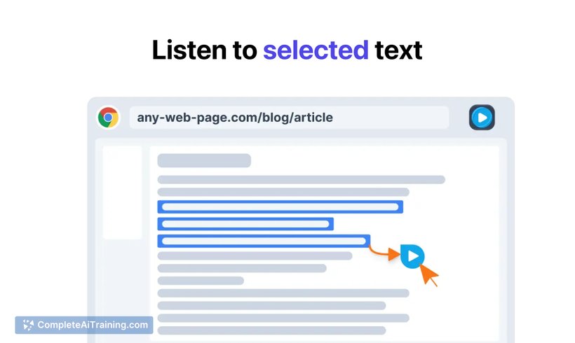 Readvox, screenshot 2