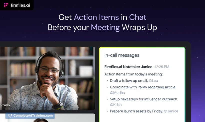 Real-Time Notes & Action Items