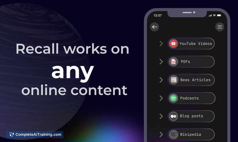 Recall - Mobile Apps