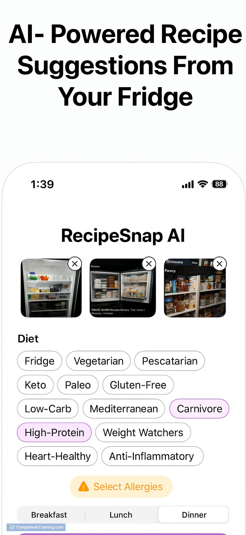 RecipeSnap AI