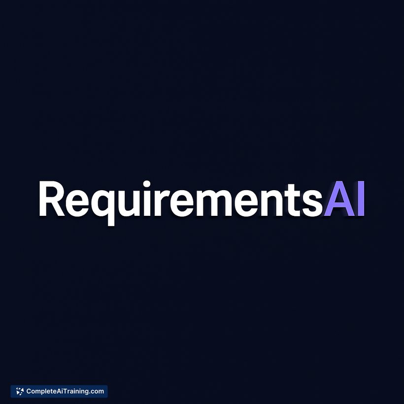 Requirements AI, screenshot 3