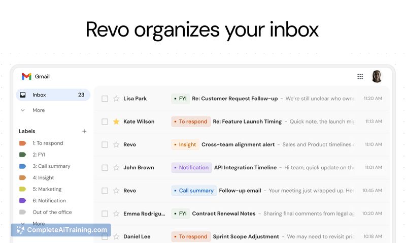 Revo AI Email Assistant