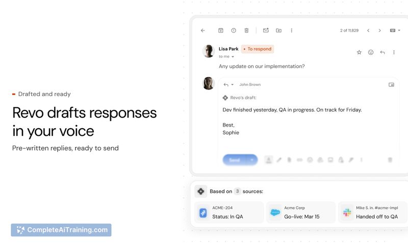 Revo AI Email Assistant, screenshot 3