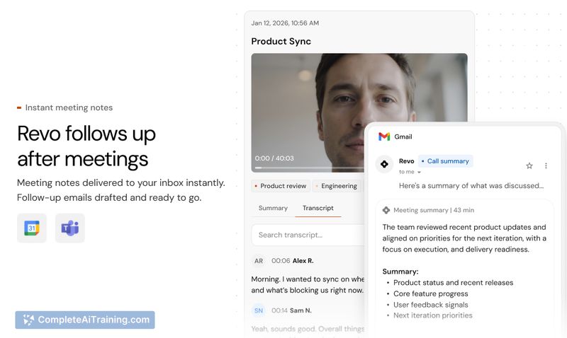 Revo AI Email Assistant, screenshot 5