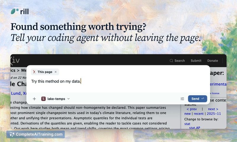 Rill Browser, screenshot 2
