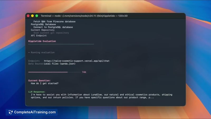 Rippletide Eval CLI, screenshot 3