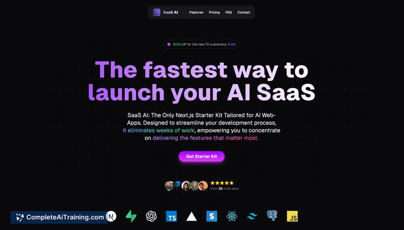 SaaS AI, screenshot 2