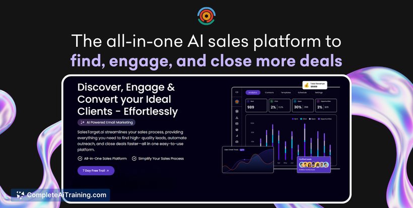 SalesTarget.ai, screenshot 2
