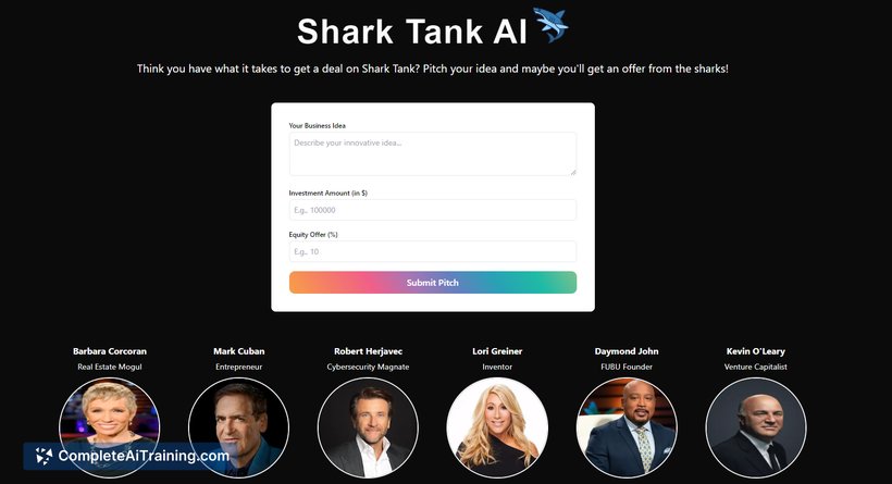 SharkTank AI