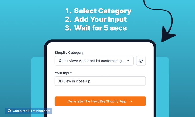 Shopify App Idea Generator