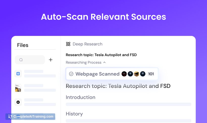 Sider 5.0: Deep Research with Wisebase, screenshot 2