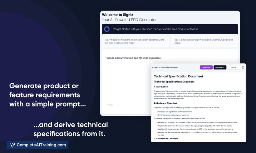 Signlz AI: Alpha Release, screenshot 2