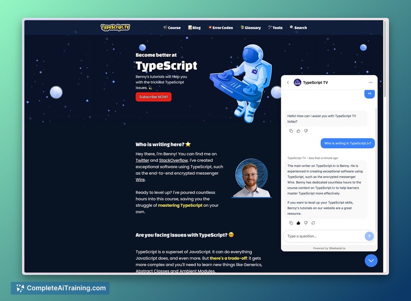 SiteAssist, screenshot 4