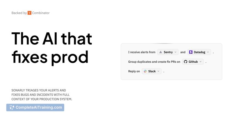 Sonarly, screenshot 2