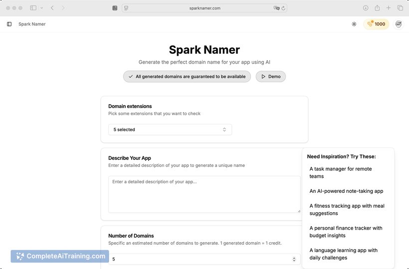 Spark Namer