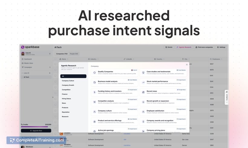 Sparkbase, screenshot 2