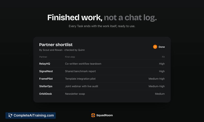 SquadRoom, screenshot 1