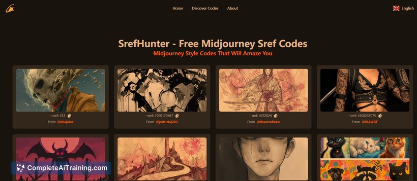 SrefHunter - Free Midjourney sref