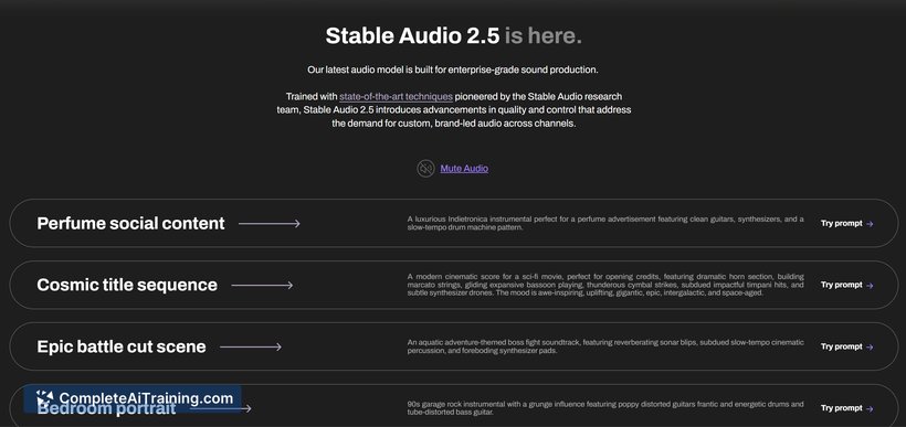 Stable Audio 2.5