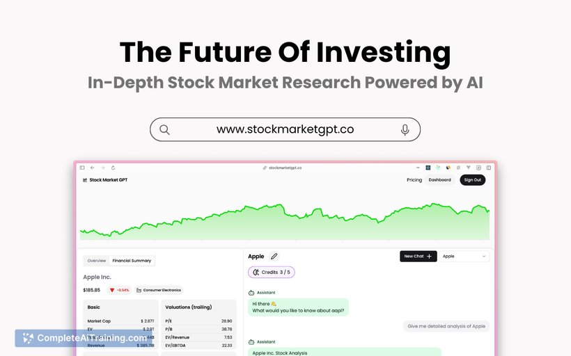 Stock Market GPT for Investment Research