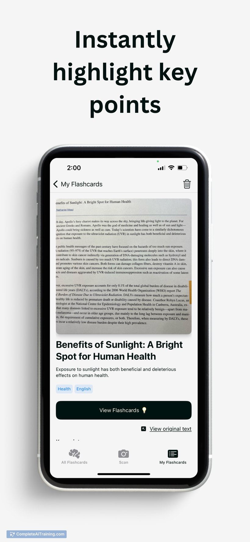 Studyy - Instant Flashcards