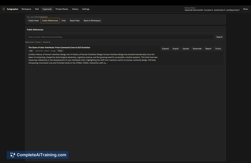 Subgrapher, screenshot 2
