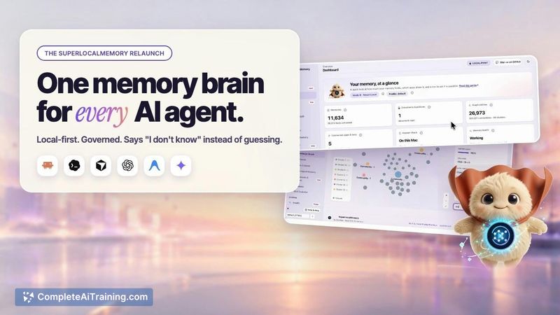 SuperLocalMemory, screenshot 2