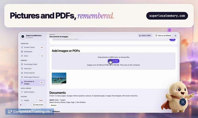 SuperLocalMemory, screenshot 6