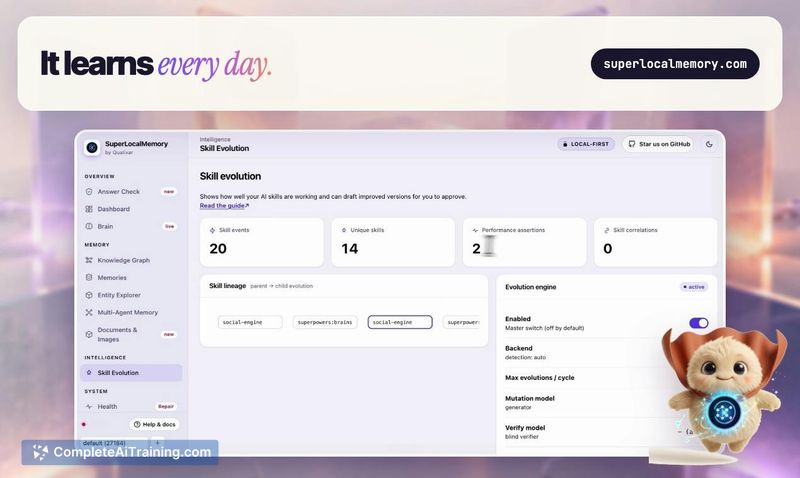 SuperLocalMemory, screenshot 7