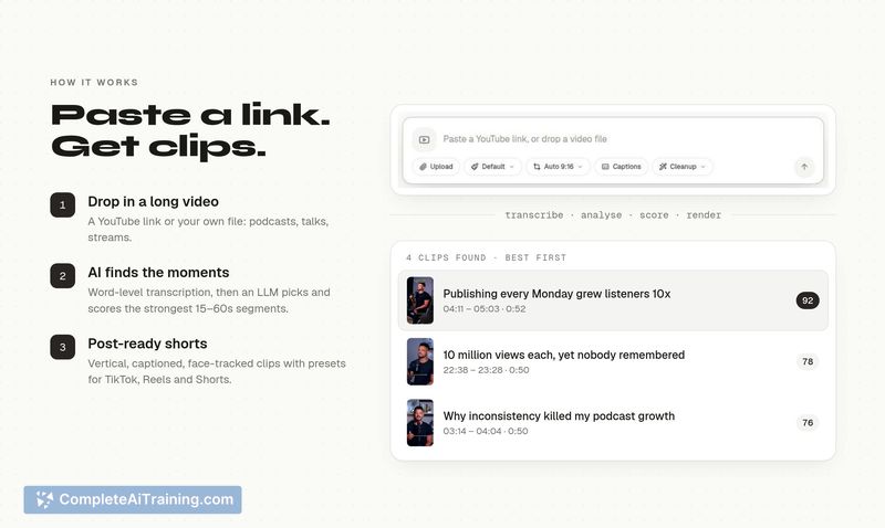 SupoClip, screenshot 2