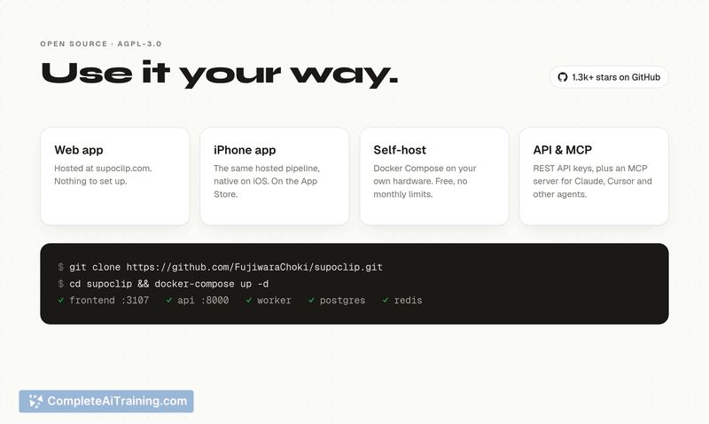 SupoClip, screenshot 3