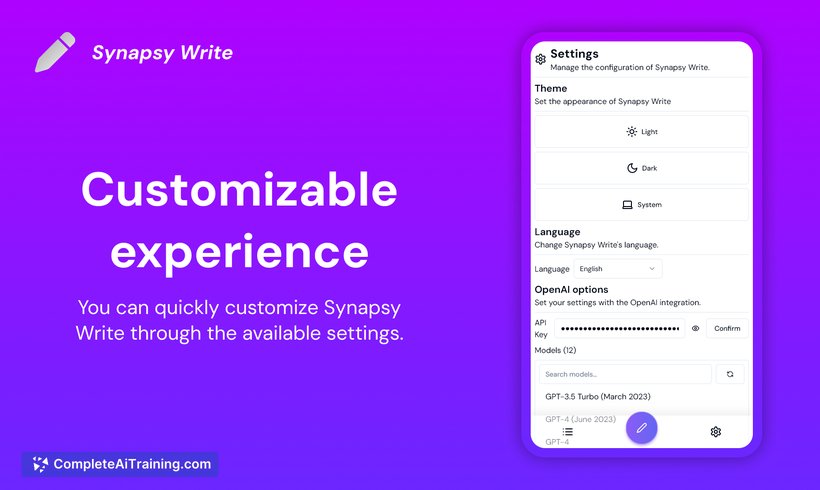 Synapsy Write