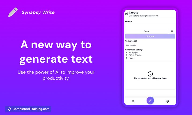 Synapsy Write, screenshot 4