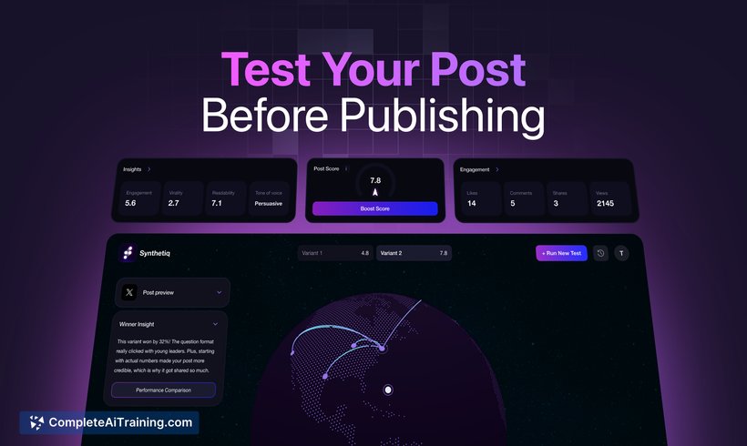 Synthetiq, screenshot 3