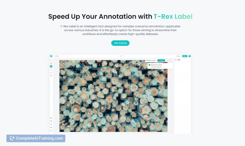 T-Rex Label, screenshot 2