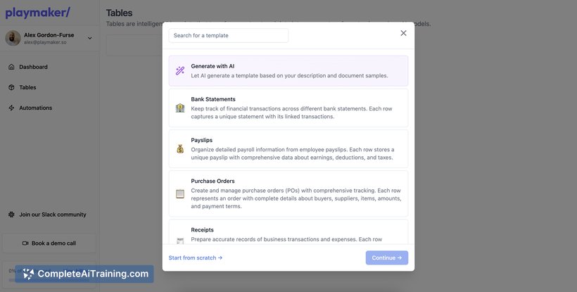 Tables by Playmaker, screenshot 4