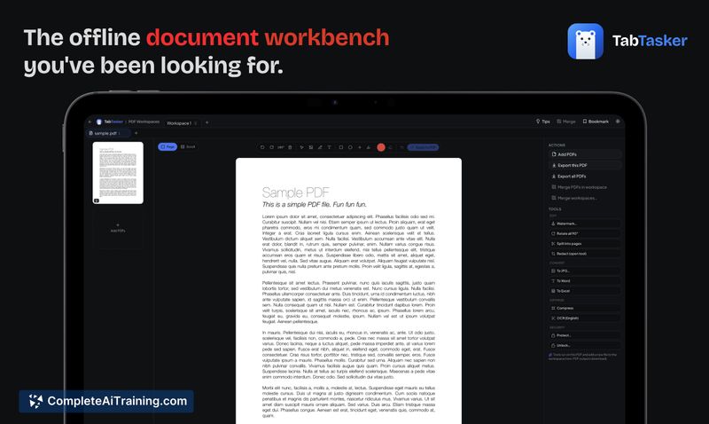 TabTasker, screenshot 2
