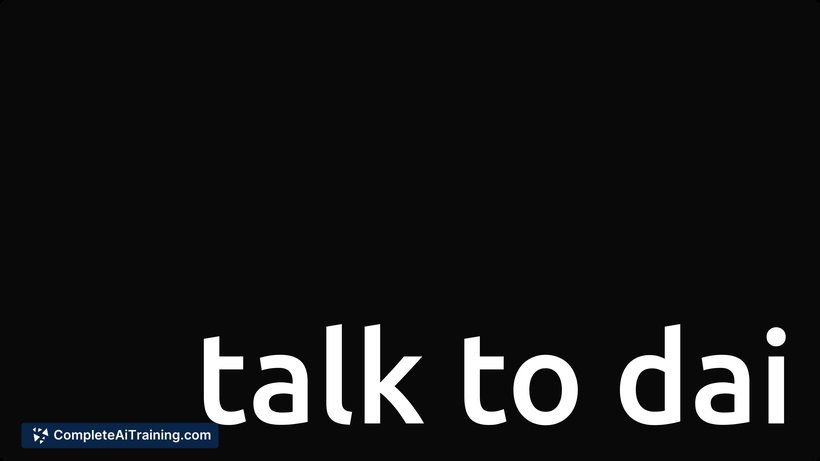 Talk to Dai (Day)