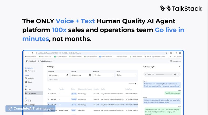 TalkStack AI, screenshot 3