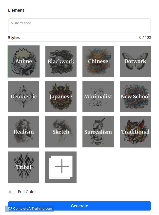 tattooidea.design, screenshot 2