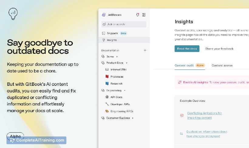 The New GitBook, screenshot 3